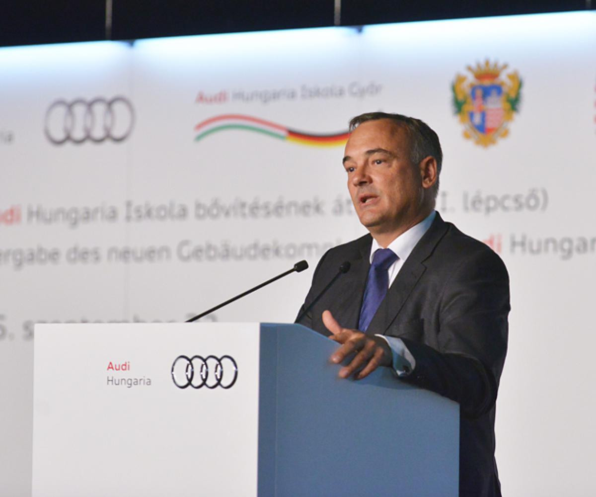 Átadták az Audi Hungaria Iskola első ütemét