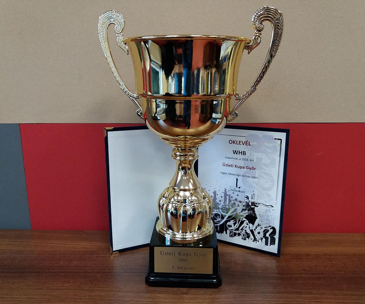 A 2016-os Üzleti Foci Kupát a WHB csapata nyerte
