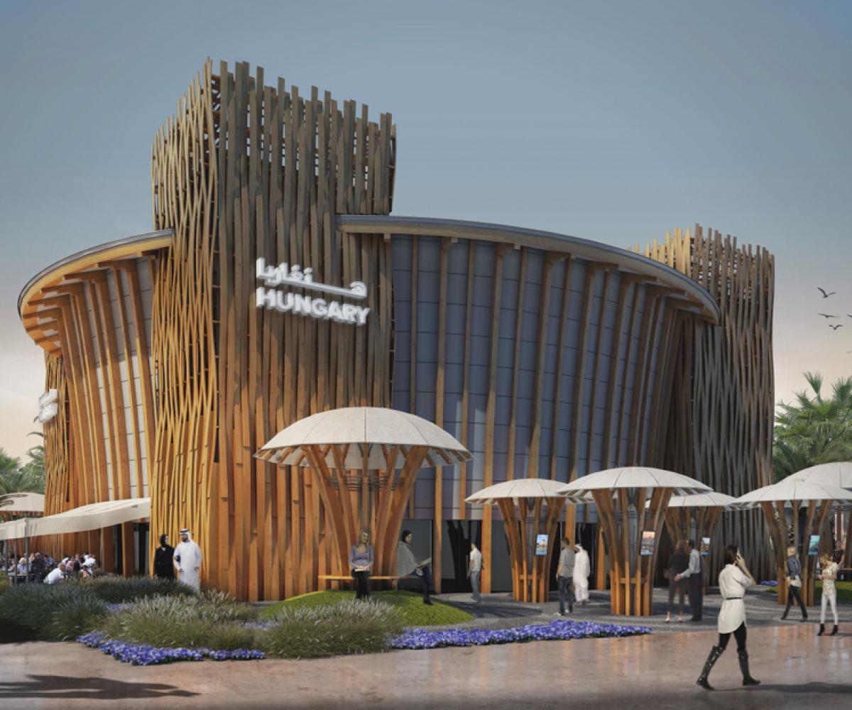 Makovecz stílusban épül meg Magyarország pavilonja Dubajban