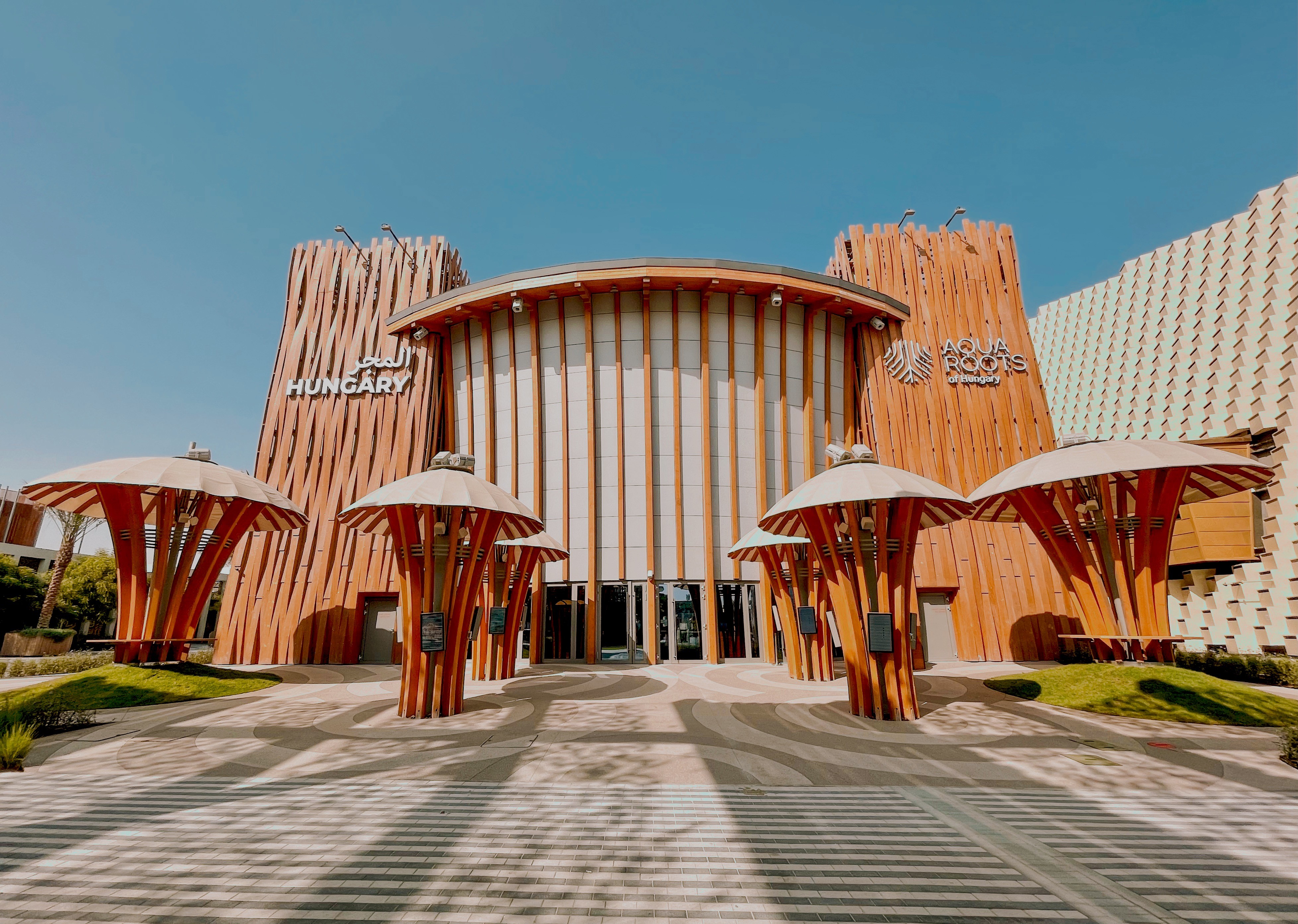 Különleges, Makovecz Imre stíllusában épült pavilonnal mutatkozik be Magyarország a Dubaji Világkiállításon
