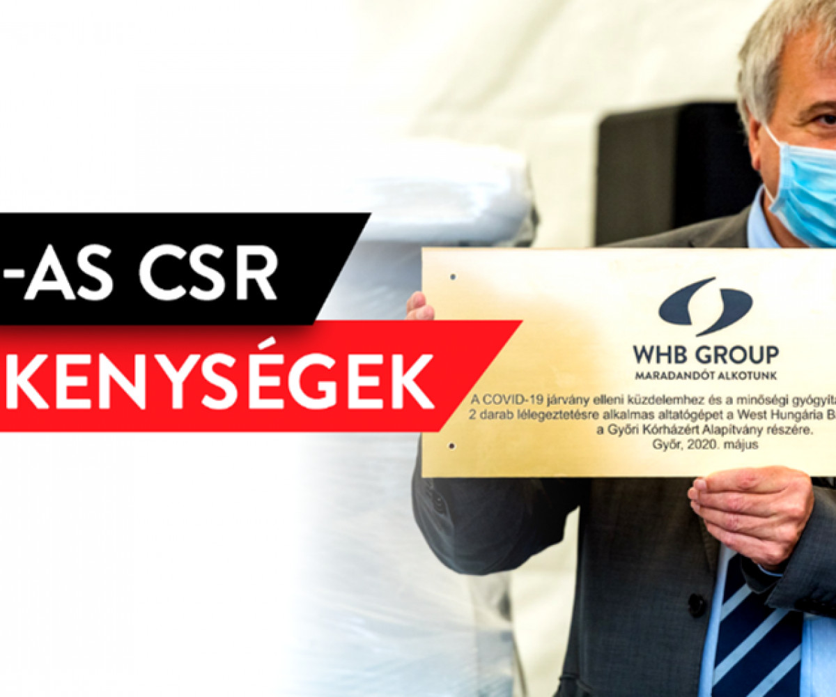 WHB Group, felelősen a jövő felnőttjeiért és a környezetért